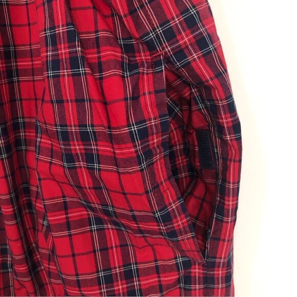 Polo Golf Ralph Lauren Navy Red Plaid Reversible Nylon Golf Performance Vest - Picture 10 of 13